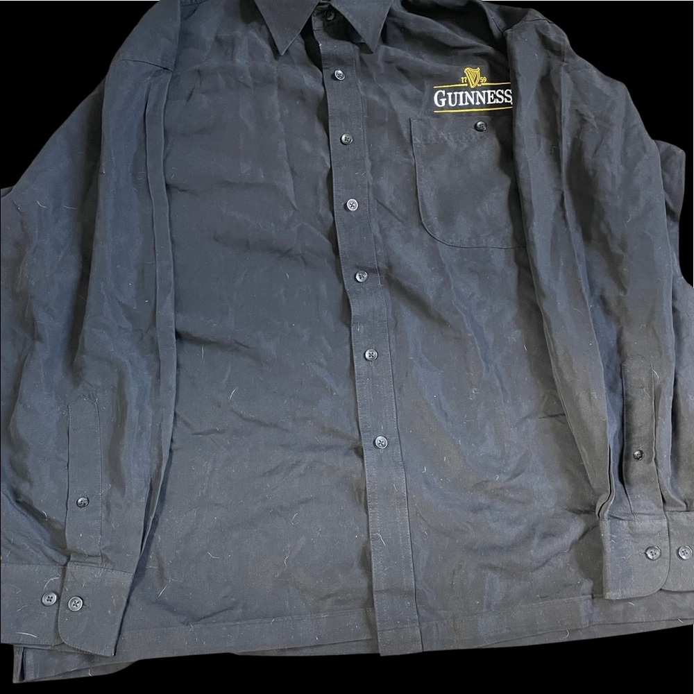 Guinness embroidered dress shirt